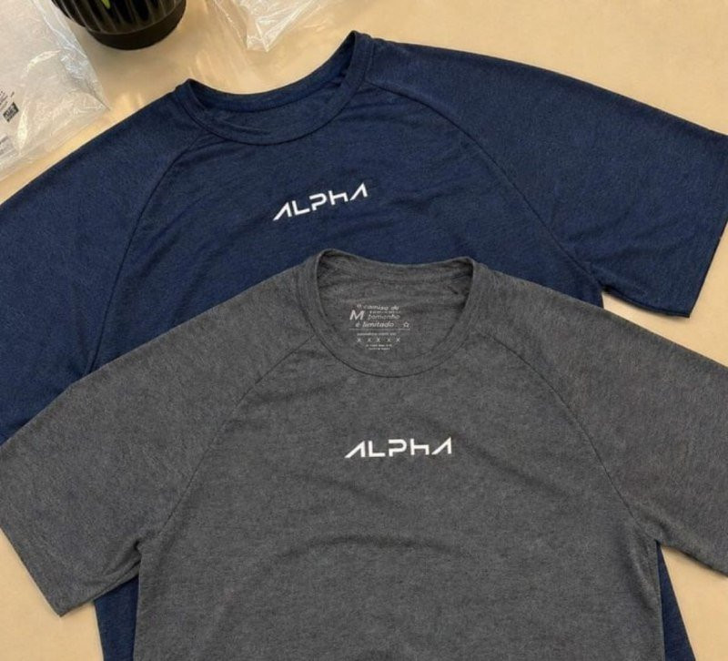 Kit com 2 Camisetas New Fluid Dry Alpha