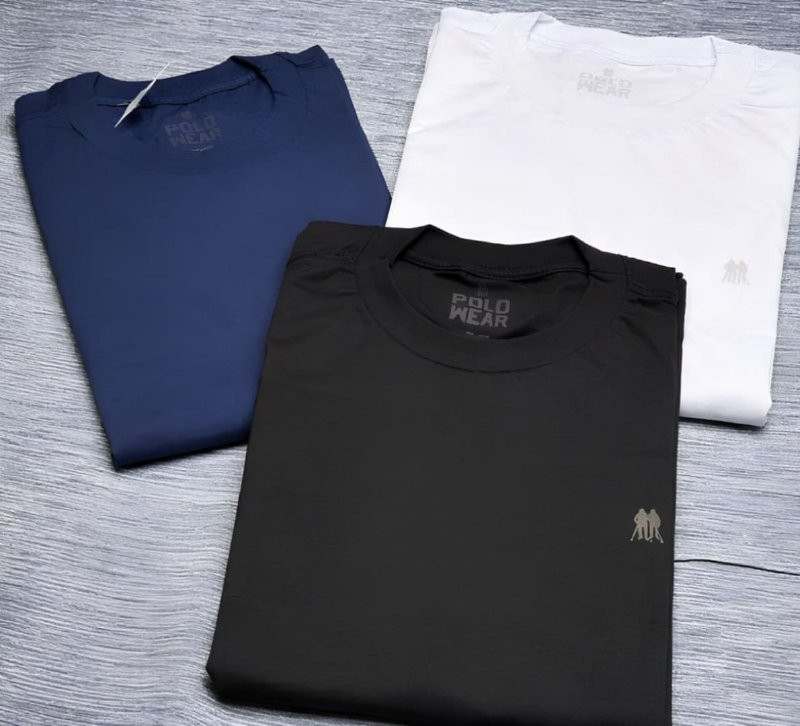 Kit 3 Camisetas Masculinas Polo Wear