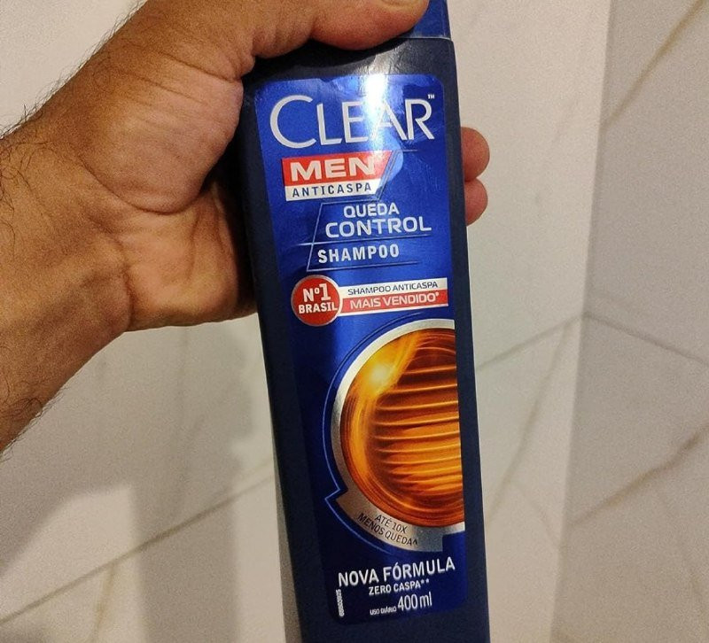 Clear Shampoo Anticaspa Men Queda Control 400ml