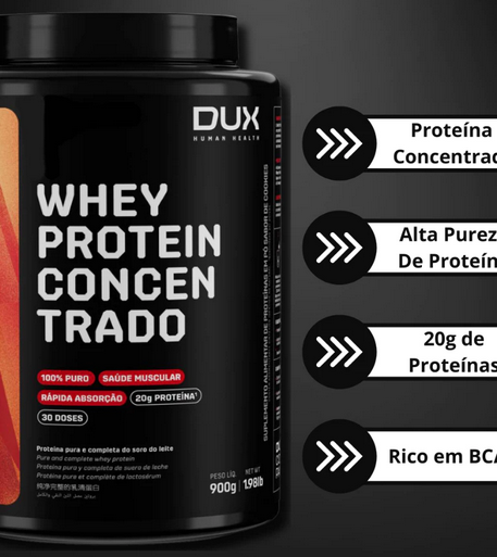 Whey Protein Concentrado 900g Dux Nutrition