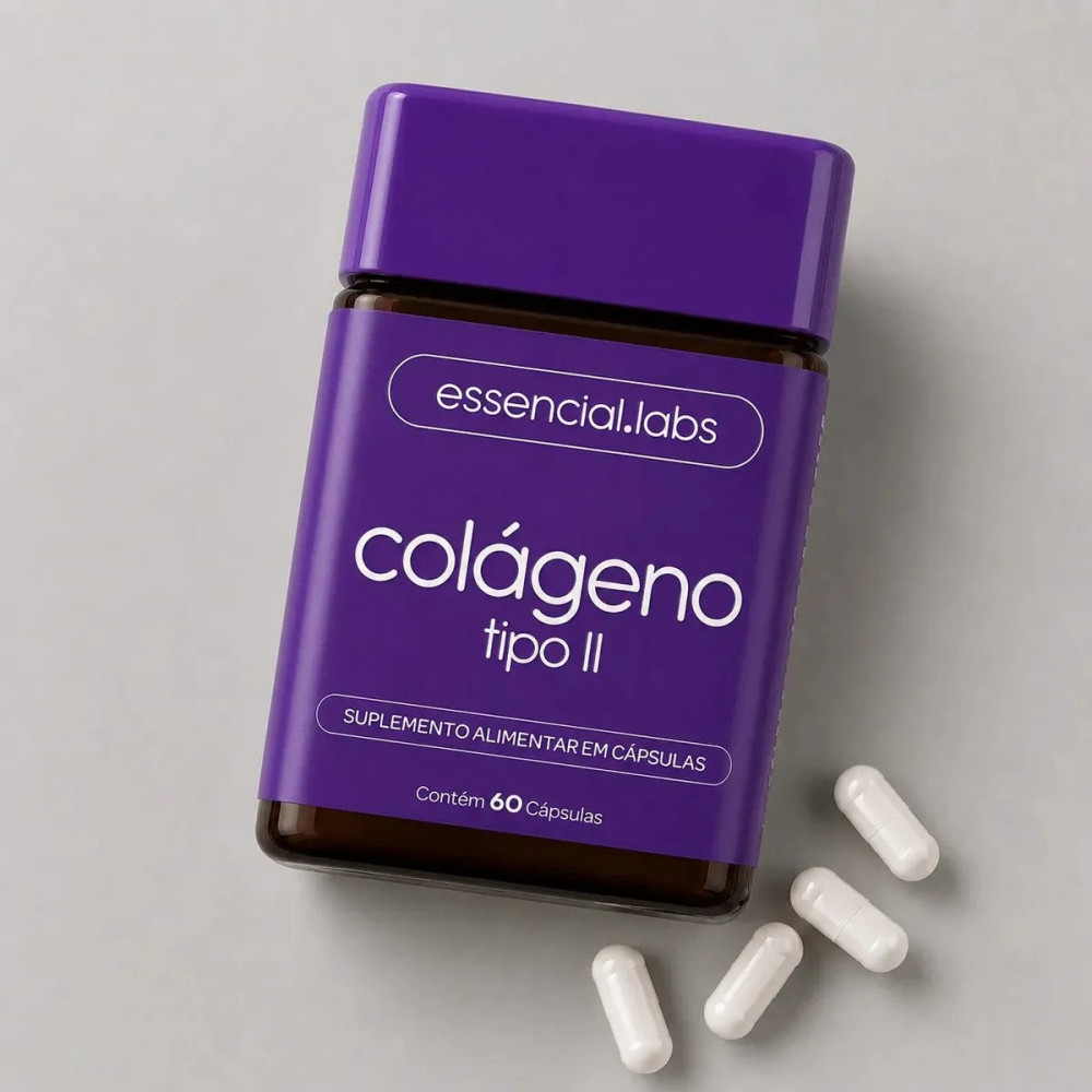 02 POTES Colágeno Tipo 2 45mg 60 Doses