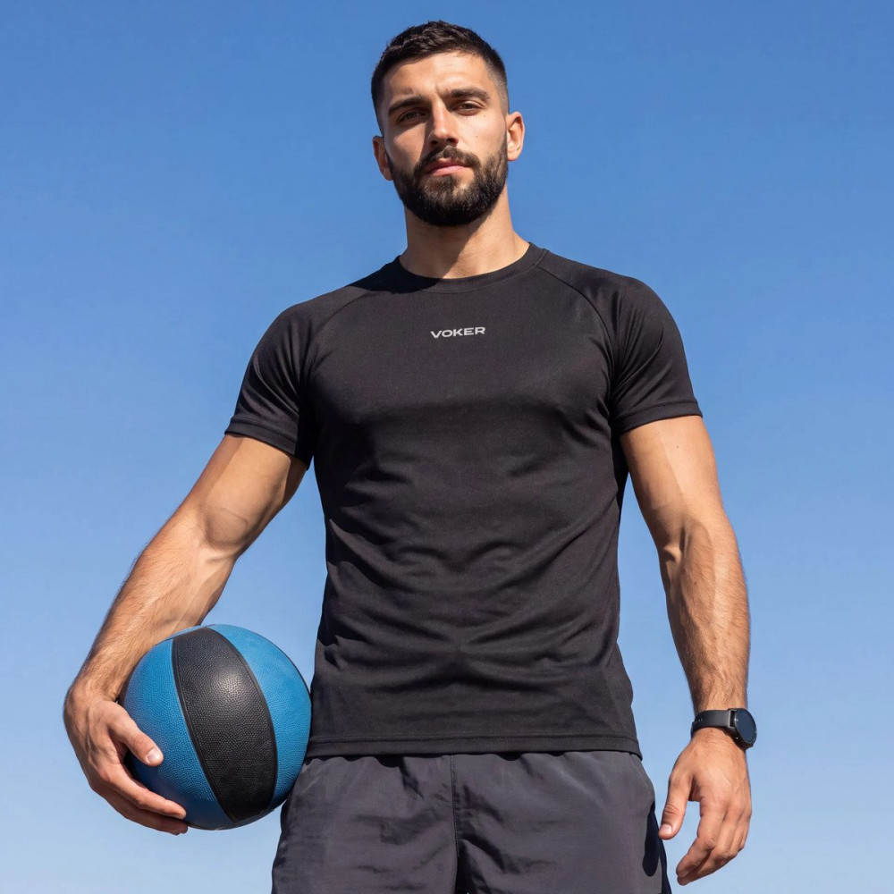 Camiseta Raglan Proteção UV Dry Fit Voker