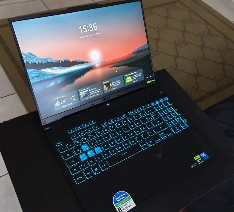 Notebook ASUS TUF Gaming F16, Core 5 210H, RTX 4050, 16GB RAM, 512GB SSD, Windows 11, Tela 16 FHD 144Hz IPS