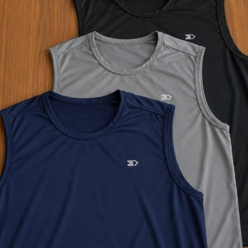 3 Camisas Regatas Dry-fit Sandrini