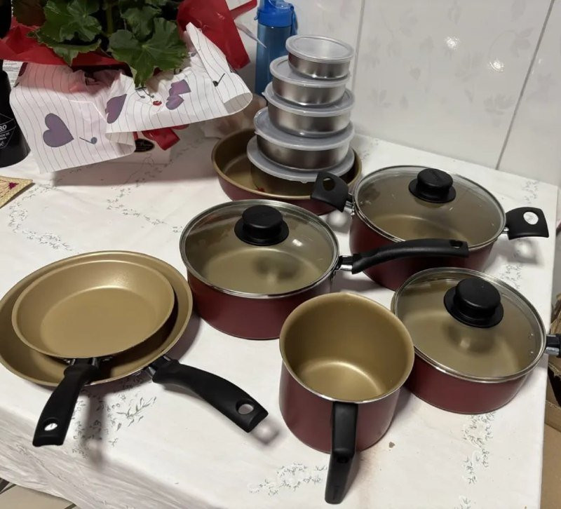 Jogo de Panelas Tramontina Turim 12pçs + Kit Tigelas Inox