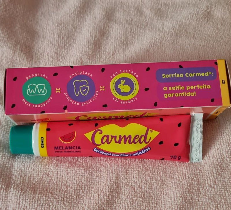 Carmed Gel Dental com Flúor Sabor Melancia 70g