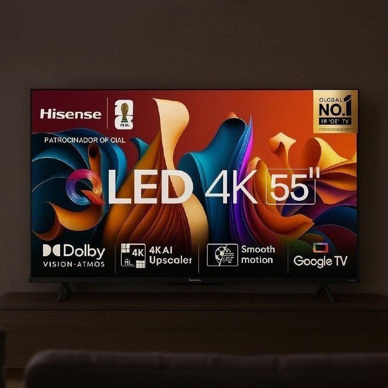 📺 Smart Tv Hisense 55 QLED 4K UHD HDR10