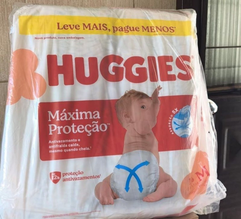 Fralda Huggies Supreme Care M 196 Un