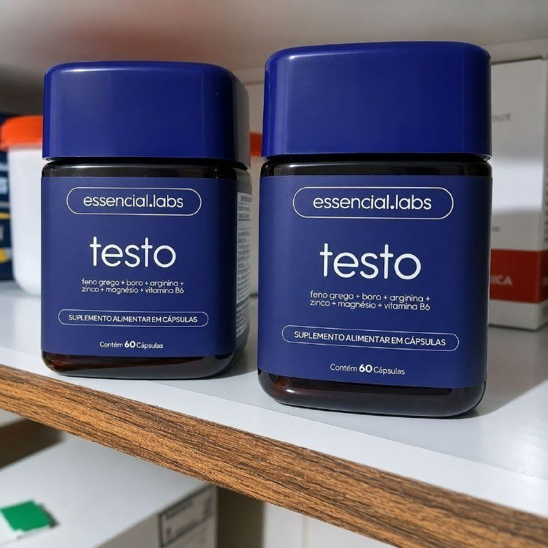 Testo Essencial Feno Grego Boro Arginina ZMA