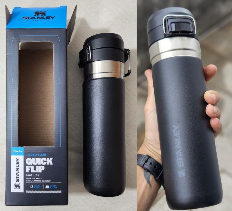 Stanley Garrafa Térmica Quick Flip Black 710ml