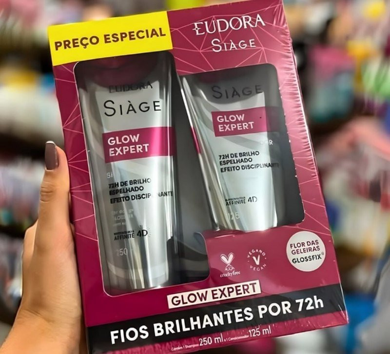 Eudora Siàge Promopack Glow Expert (Shampoo + Condicionador)