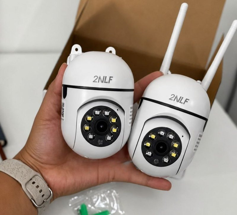 Kit 2 Câmeras de Segurança WiFi 4MP UHD com Alarme