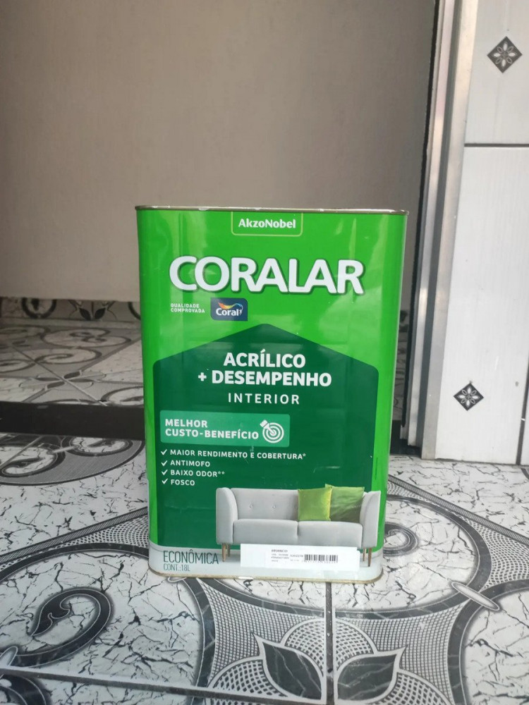 Tinta Coralar Anti Mofo Acrílica Escolha a Cor