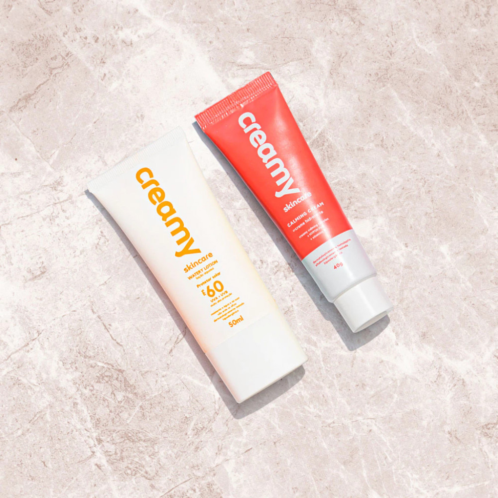 Kit Protetor Solar FPS60 + Gel Creme Calm