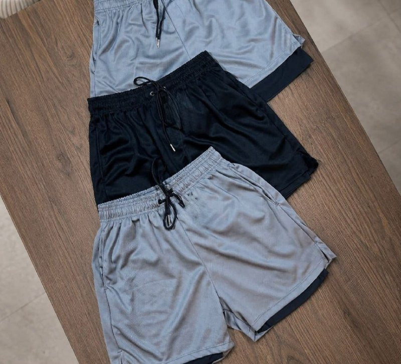 Kit 3 Shorts 2 em 1 com Bolso