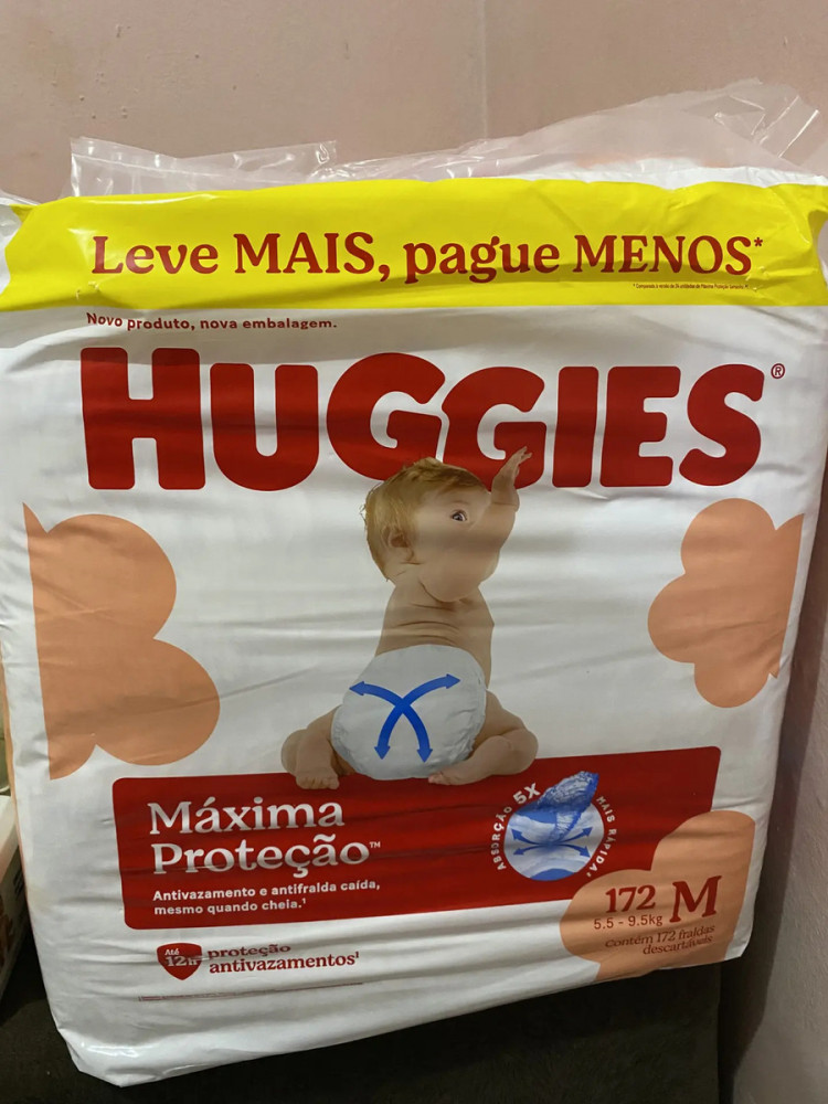 Huggies Fralda Descartável Máxima Proteção G