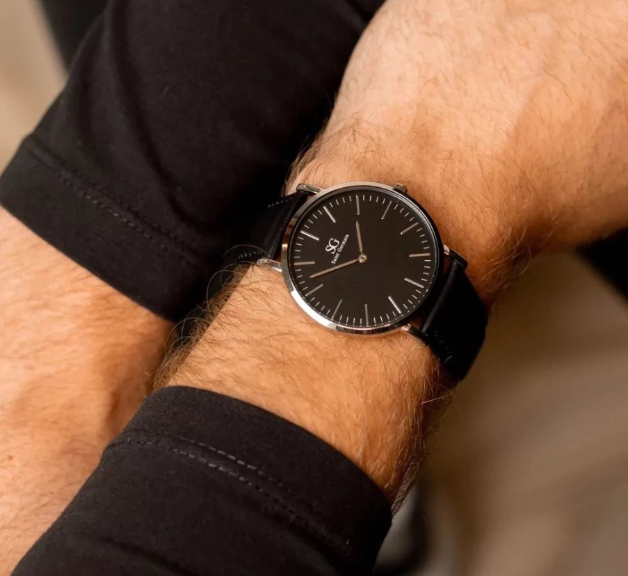 Relógio Masculino Preto Murray 40mm