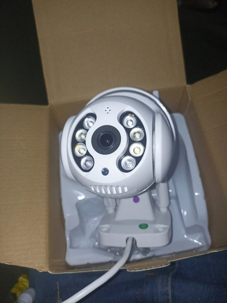 Câmera IP A8 Icsee IR WiFi Externa HD Branca