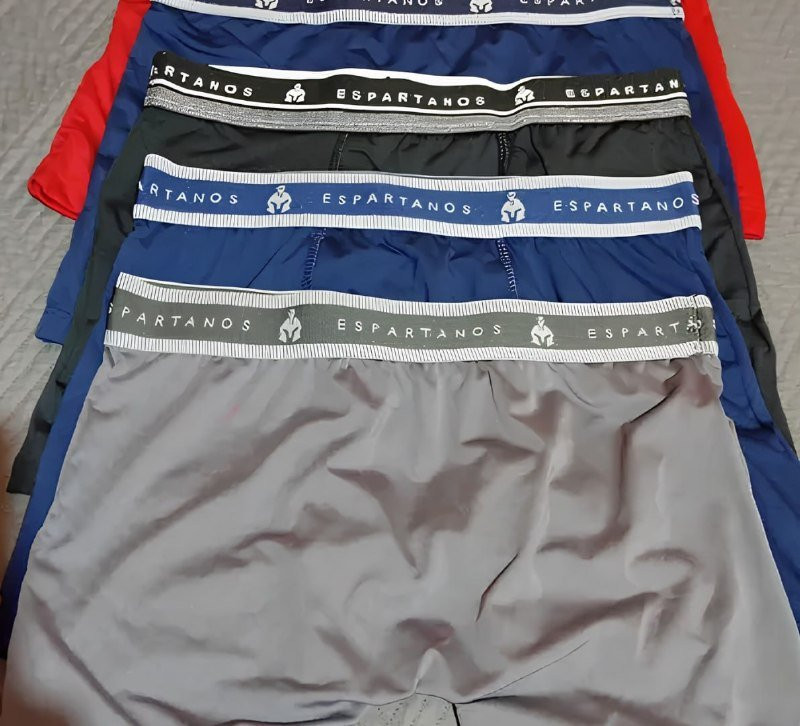 Kit Com 5 Cuecas Boxer Microfibra