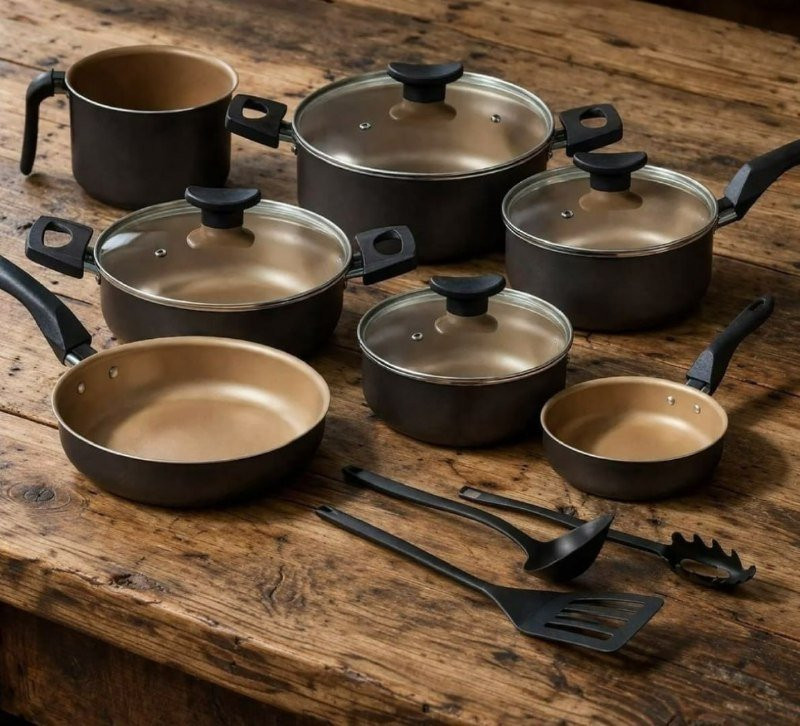 Conjunto Panelas Antiaderente 10 Peças Teflon