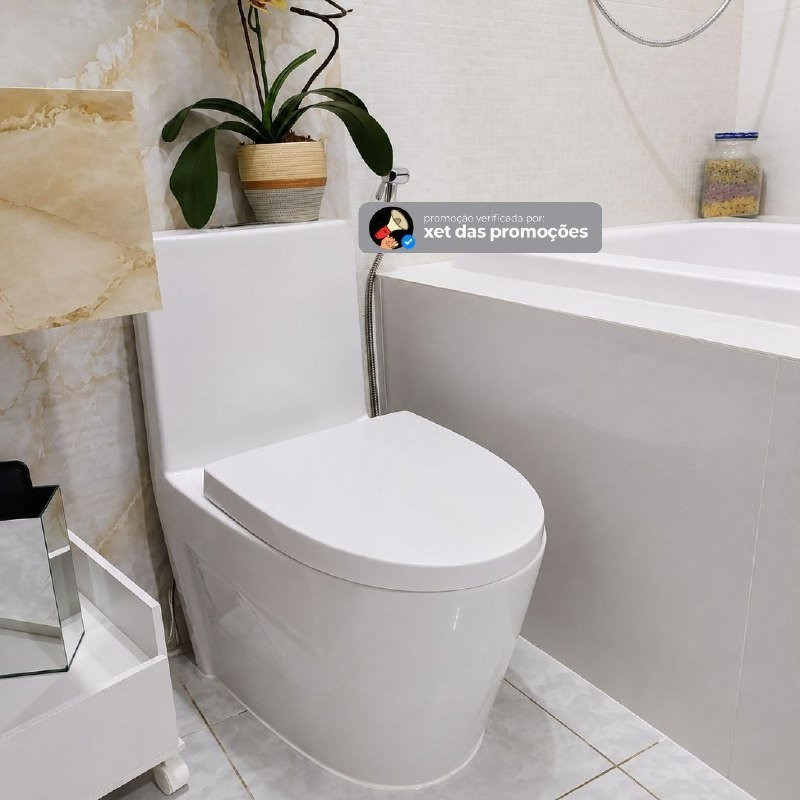 Vaso Sanitário Monobloco Caixa Acoplada Completo