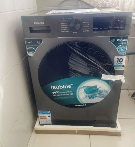 Lava e Seca Hisense 11kg Inverter Titânio
