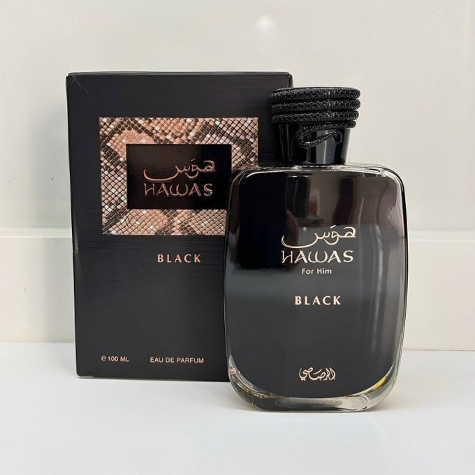 Perfume Árabe Rasasi Hawas Black EDP 100ml