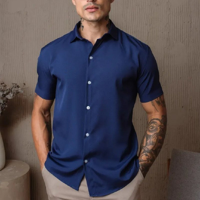 Camisa Social Gola Italiana