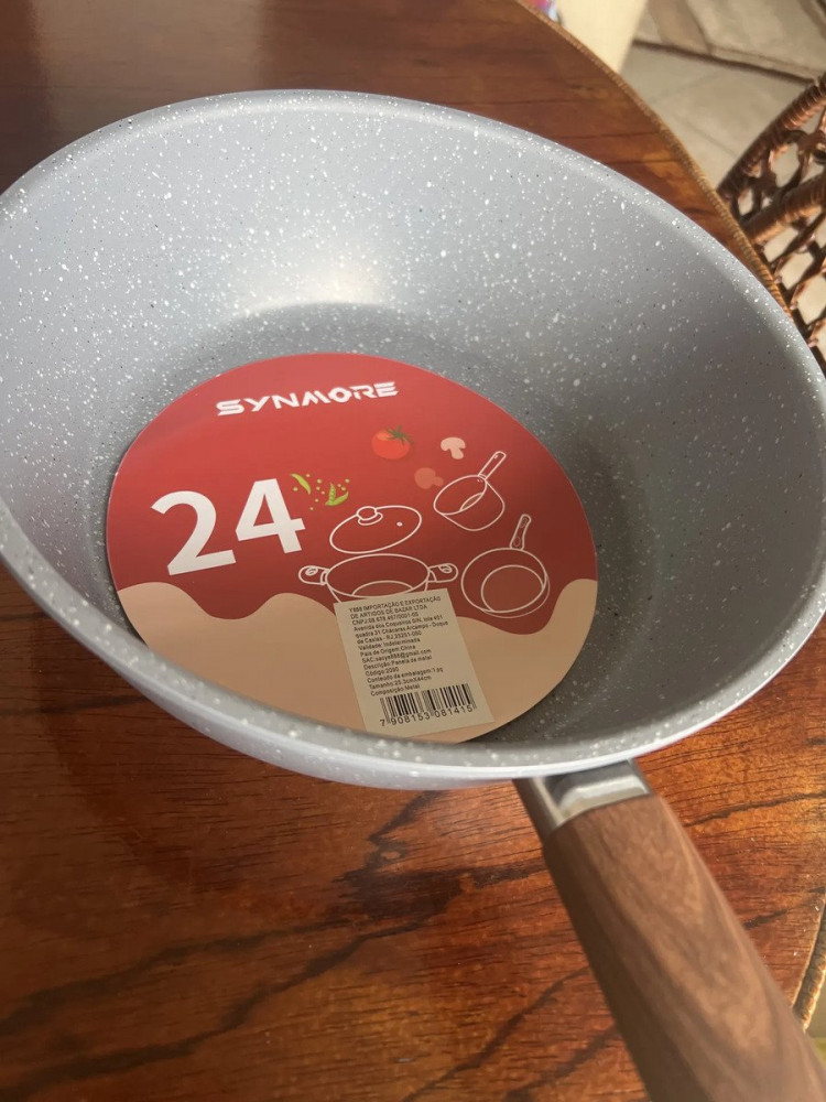 Frigideira Funda Antiaderente Stone Pro 24 cm