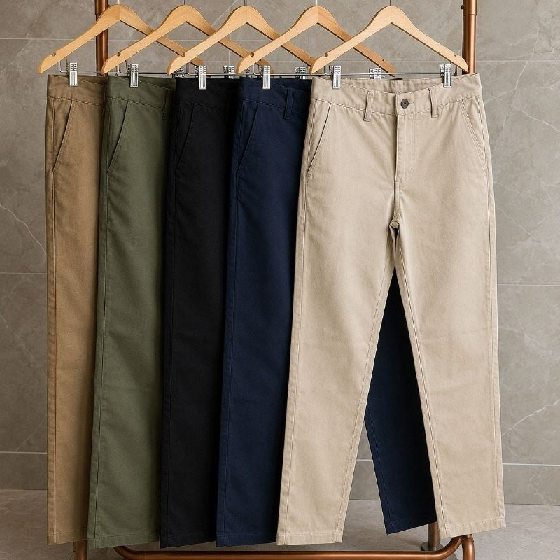 Calça Sarja Alfaiataria Slim (4 cores)
