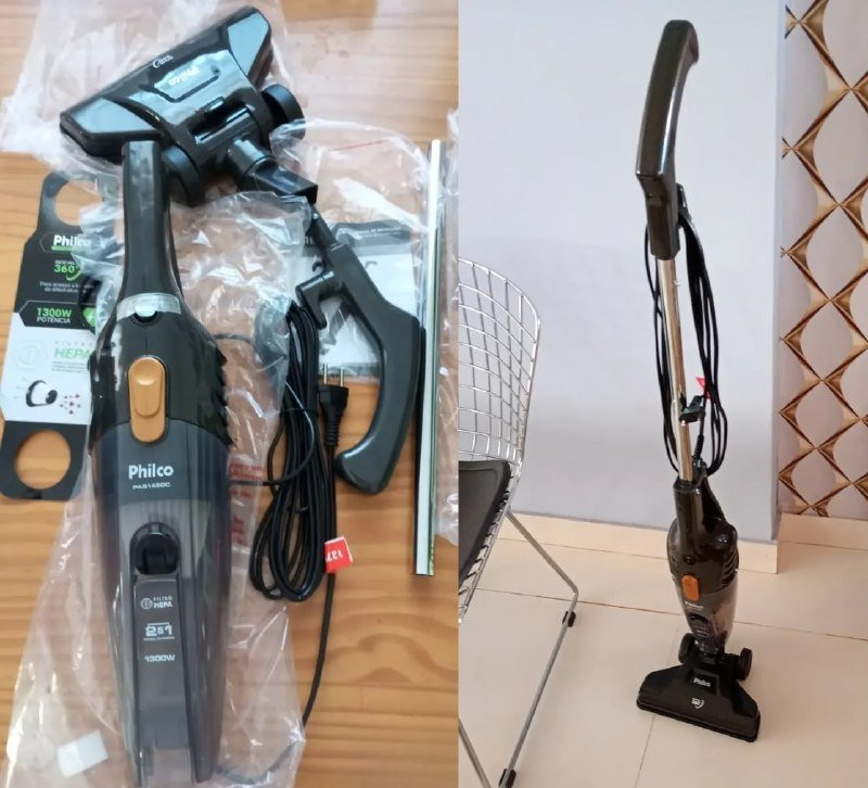 Aspirador De Pó Philco Vertical 2 Em 1 1300W 220V