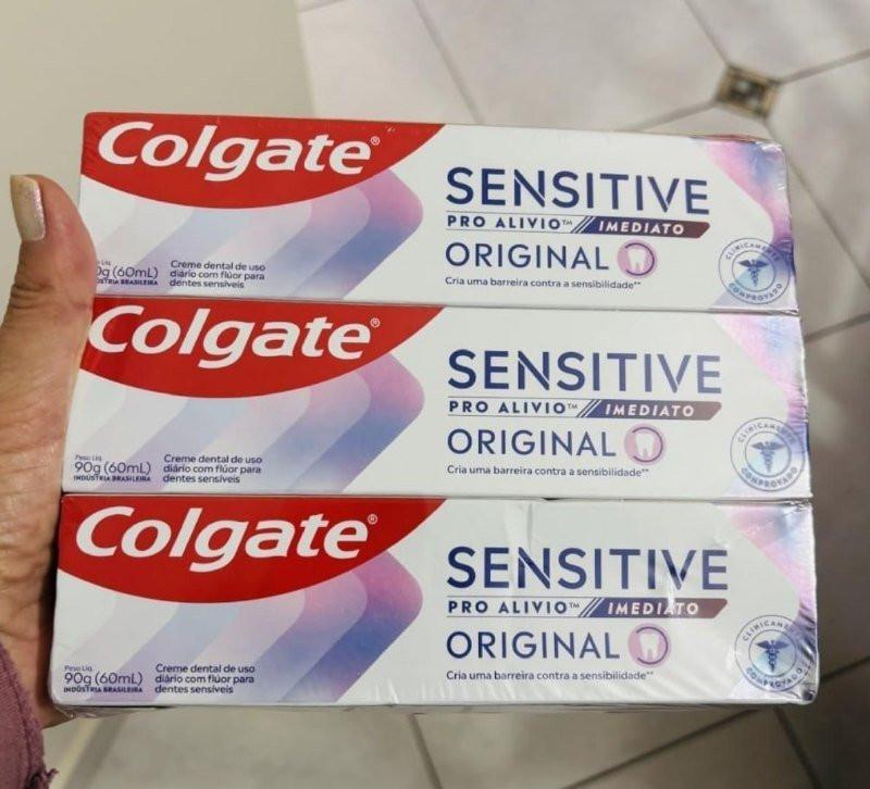 Colgate Sensitive Pro Alívio Imediato Creme Dental, 3x90g