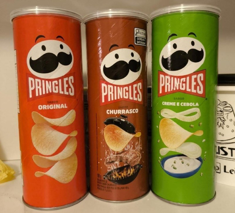 Salgadinho Batata Frita Pringles Tripack Festa do Futebol