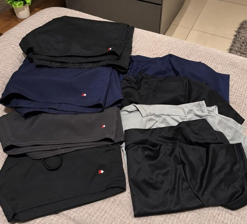 KIT COMPLETO PARA O TREINO DA SEMANA Kit 4 Conjuntos Dry Fit 4 Camisetas + 4 Shorts Sandrini
