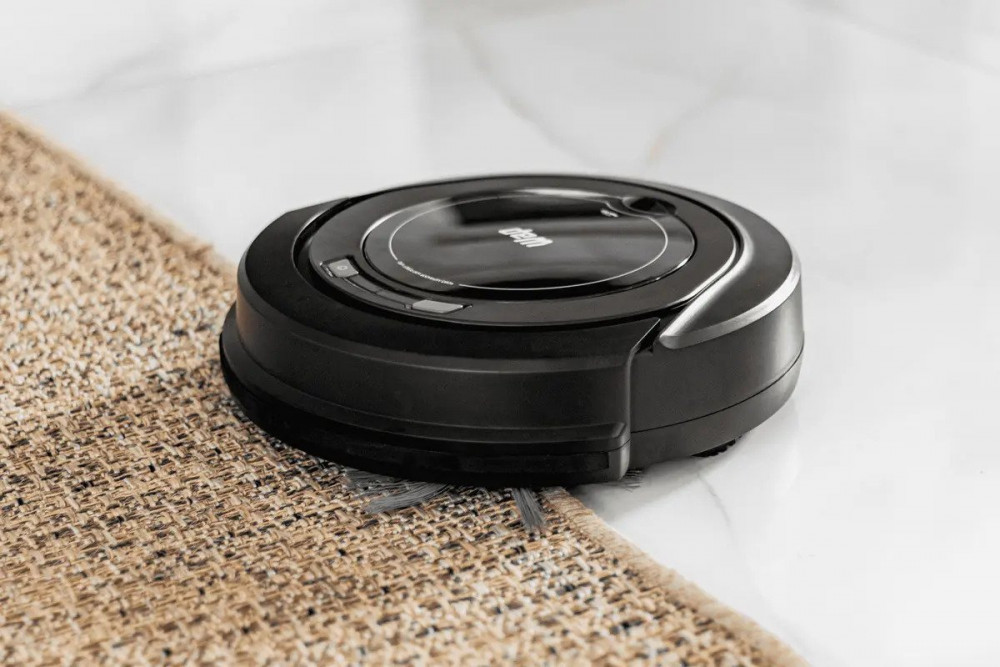 Robô aspirador W90 30W preto