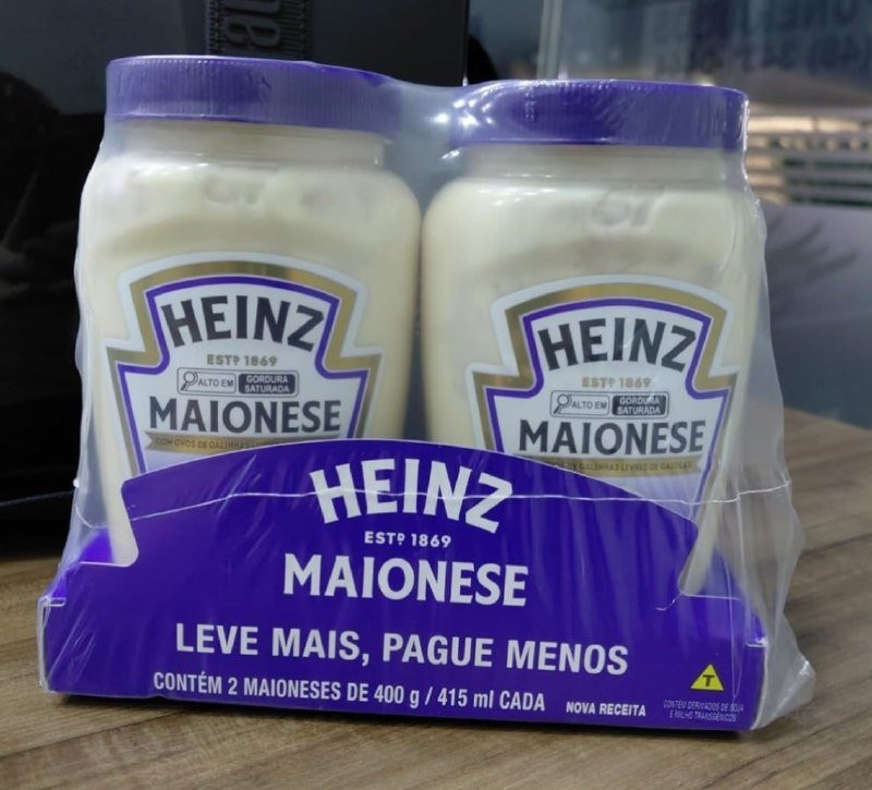 Heinz Pack Maionese Tradicional, 400G - 2 unidades
