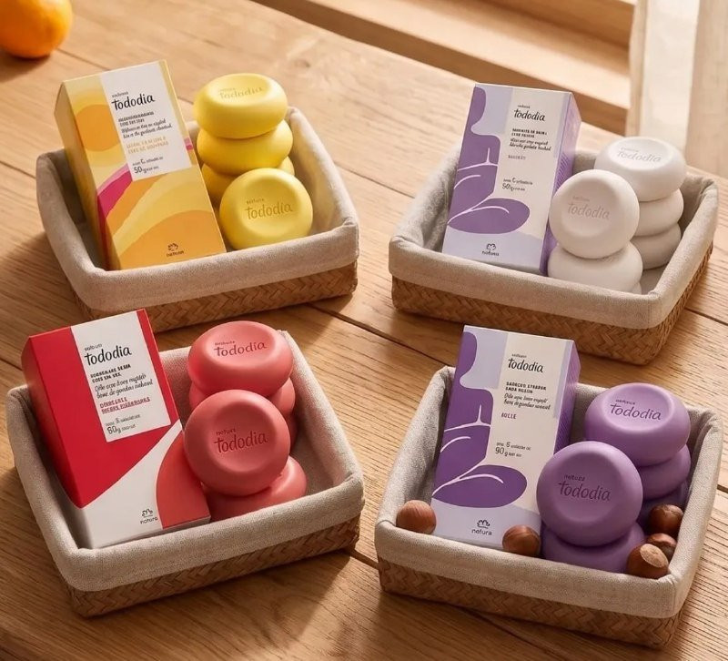 Kit 4 Caixas Sabonetes Tododia 5 un. 90g cada
