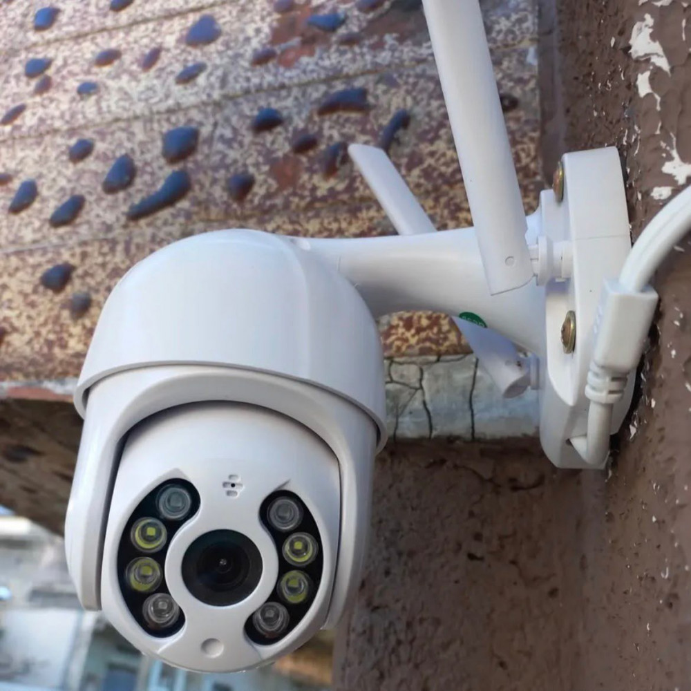 Kit 2 Câmeras IP Icsee WiFi IR Prova de Água