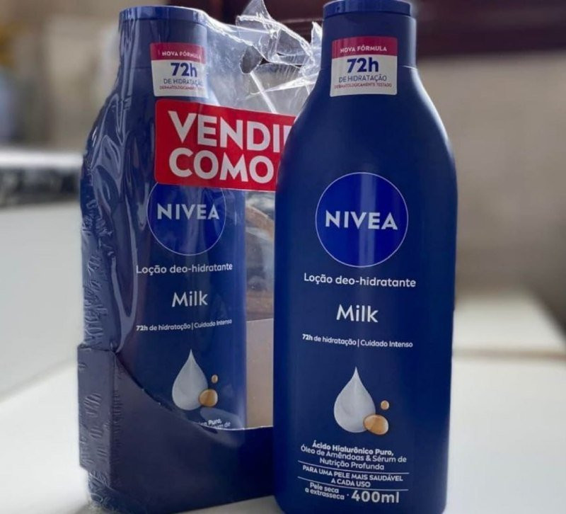 Nivea Kit Loção Hidratante Milk Pele Seca 400ml 2un