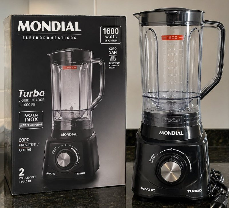 Liquidificador Pratic Turbo III Mondial 550W