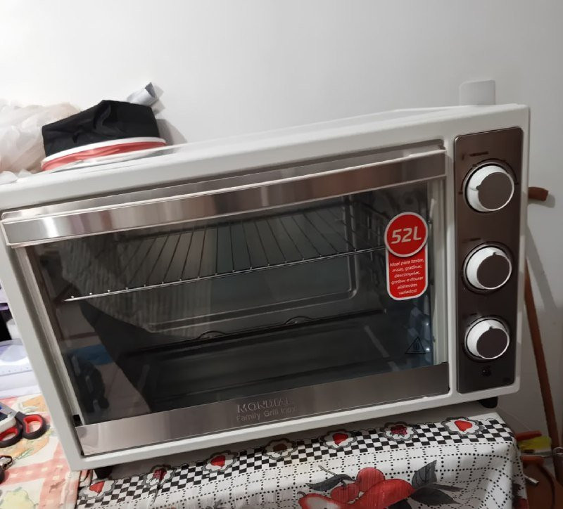 Forno Elétrico 52l Family Grill Inox Mondial 1800w - 127v