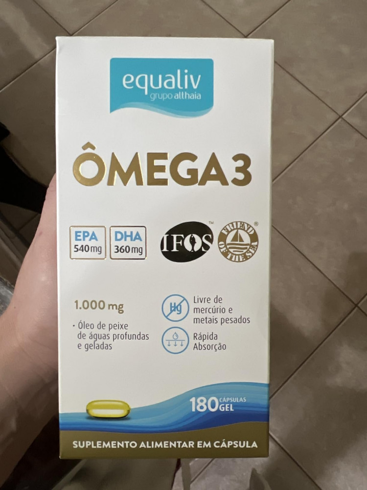 Omega 3 Óleo de Peixe 180 Cápsulas Equaliv