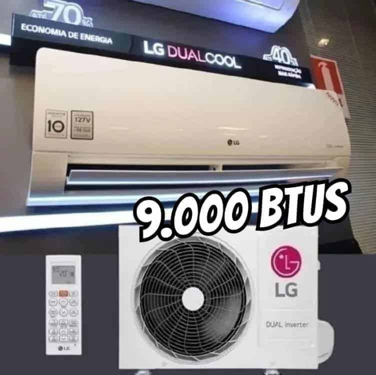 Ar Condicionado LG Ai Smart Inverter 9000 Btus Frio