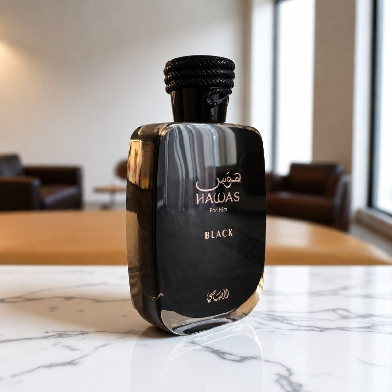 Perfume Árabe Rasasi Hawas Black EDP 100ml