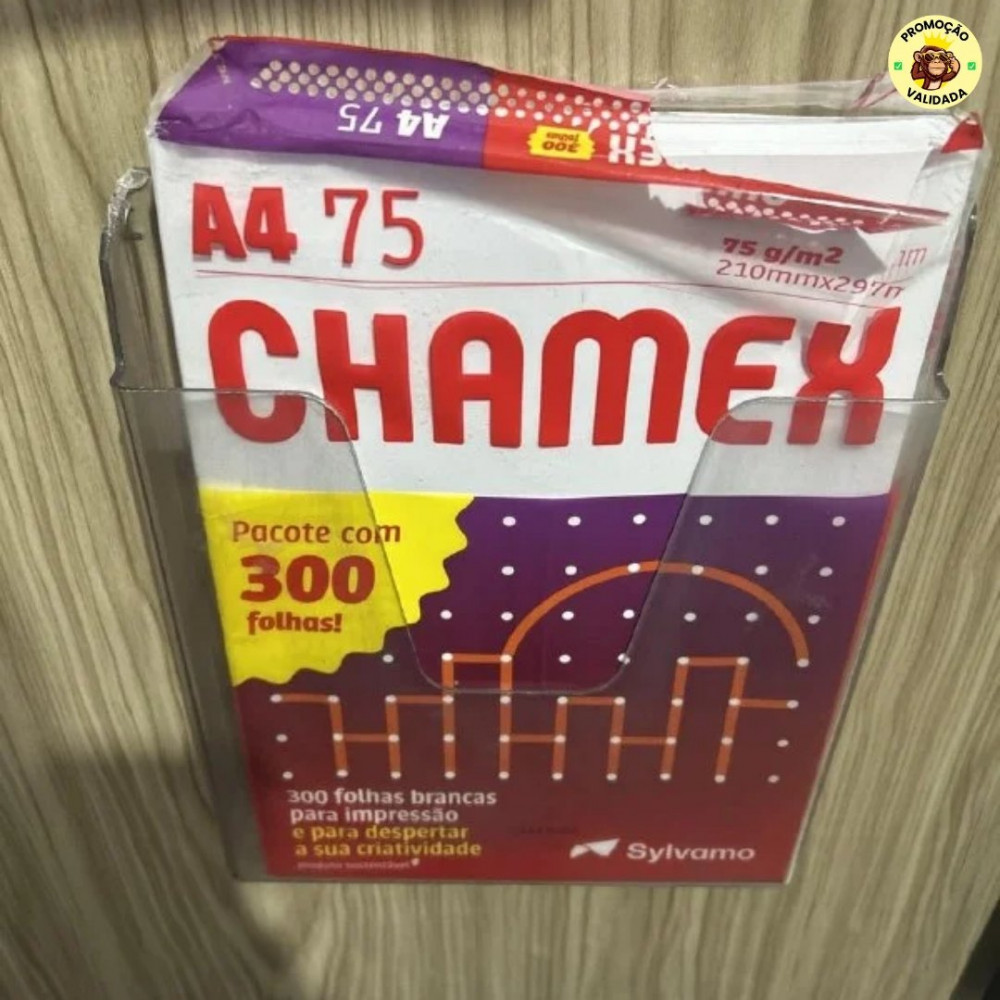 Chamex Papel Sulfite A4 75g 500 folhas