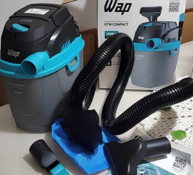 Aspirador de Pó e Líquido Portátil Wap