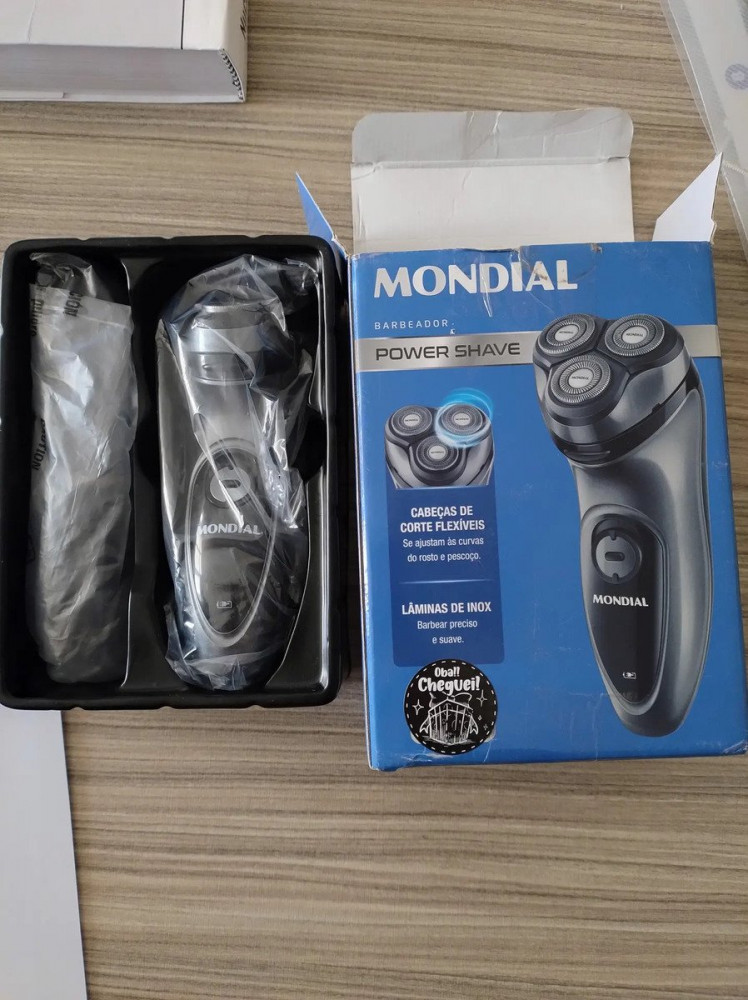 Barbeador Elétrico Power Shave Mondial 5w