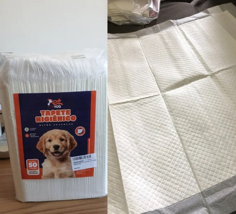 🐾 Tapete Higiênico Pet 50 Unidades 60x60