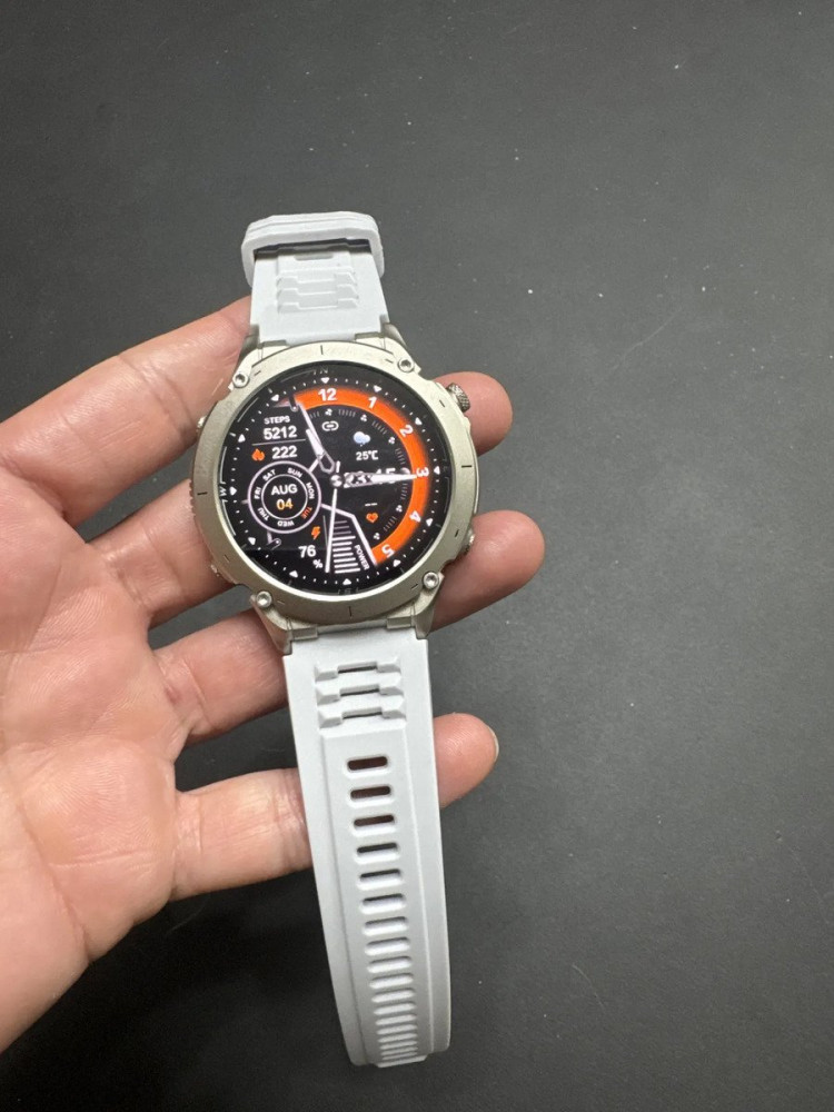 Smartwatch masculino redondo GPS AMOLED 1.43
