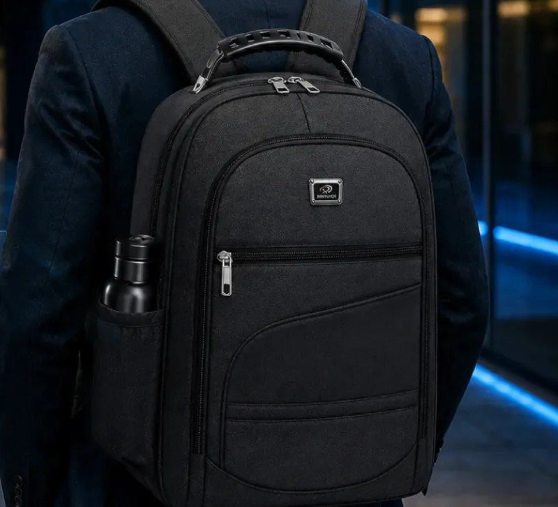 Mochila Grande Alça Reforçada Resistente 6 Bolsos